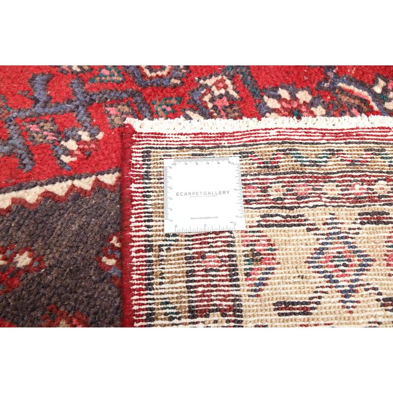 ECARPETGALLERY Hand-knotted Antalya Vintage Red Wool Rug - 6'9 x 9'4
