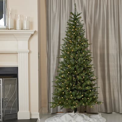 Dakota Pine 7ft Artificial Pre-Lit Tree, Dual LED Lights with 9 Functions