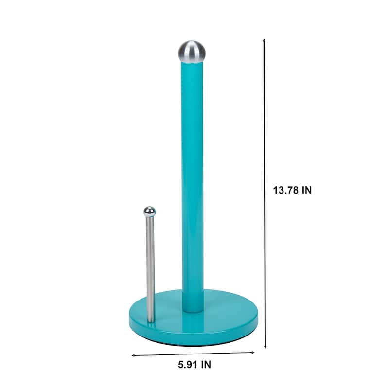Kitchen Details Paper Towel Holder in Turquoise