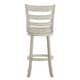 preview thumbnail 36 of 43, Verona Linen Ladder Back Swivel Bar Stool by iNSPIRE Q Classic