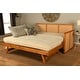 preview thumbnail 2 of 24, Somette Abaco Daybed with Pop-Up in Honey Includes Mattresses