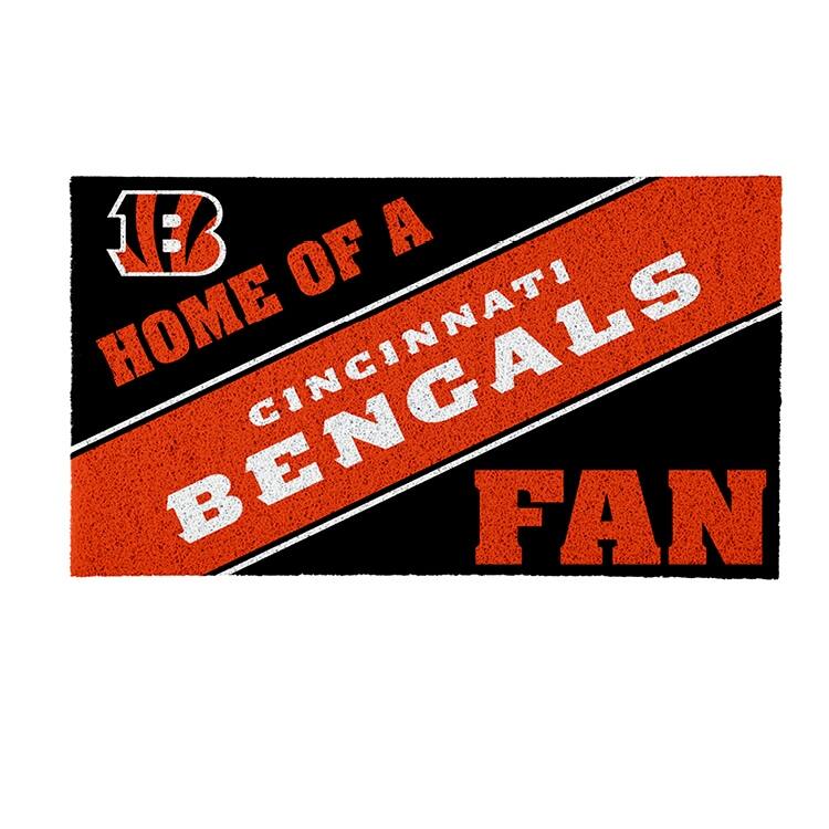 Cincinnati Bengals PVC Door Mat - Multi-Color