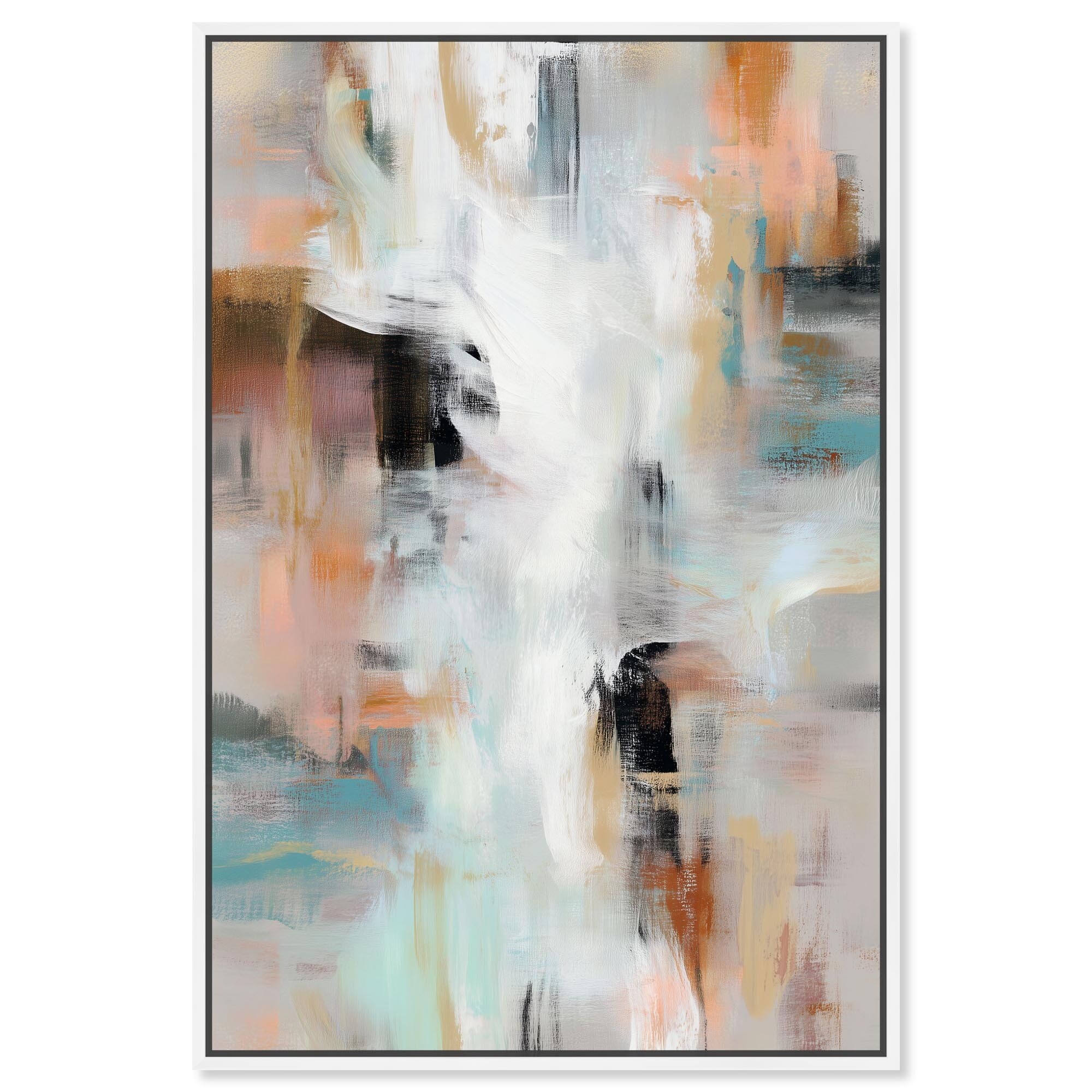 Gilded Mist Canvas by Art Remedy