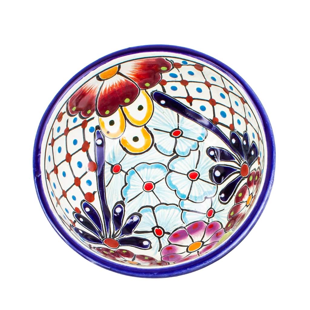 Novica Handmade Colors Of Mexico Ceramic Bowls (Pair)