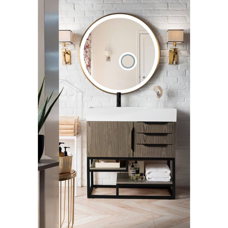 James Martin Vanities 983-V36-R-MB-GW Columbia 36" Free Standing