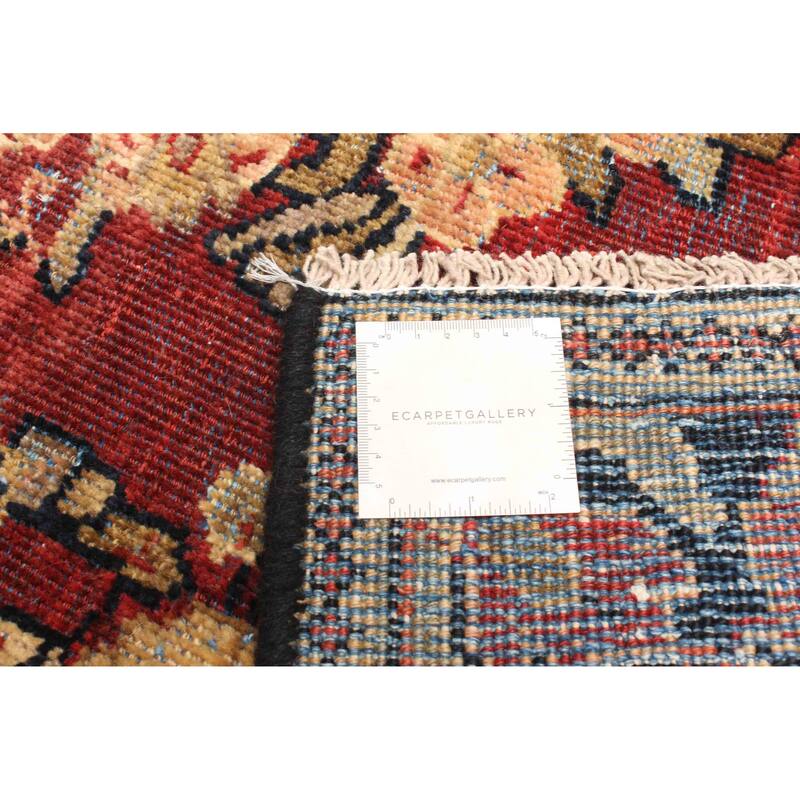 ECARPETGALLERY Hand-knotted Andelz Red Wool Rug - 4'2 x 6'11