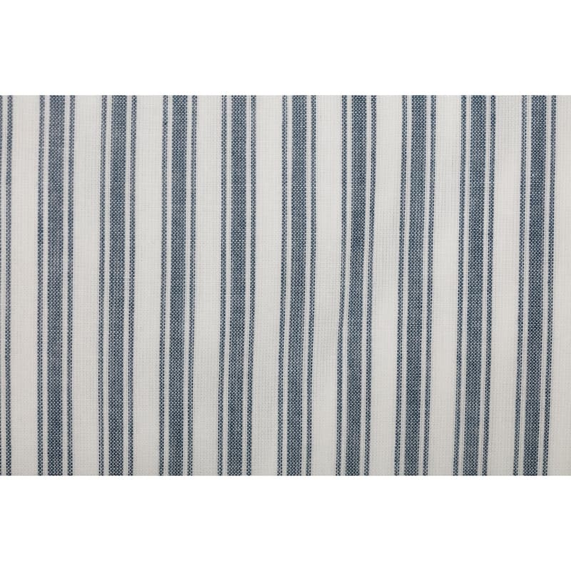 Sawyer Mill Blue Ticking Stripe Shower Curtain 72x72