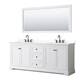 Option White, Black Trim, White Quartz Top