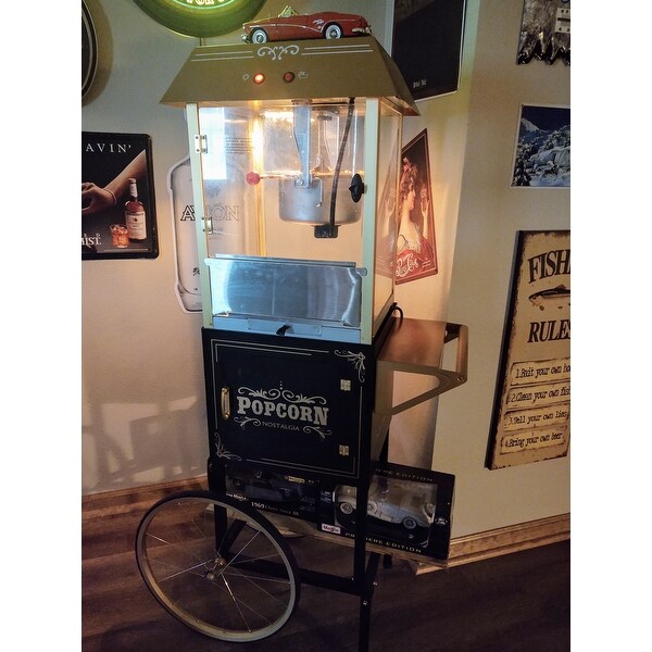 nostalgia 59 popcorn cart