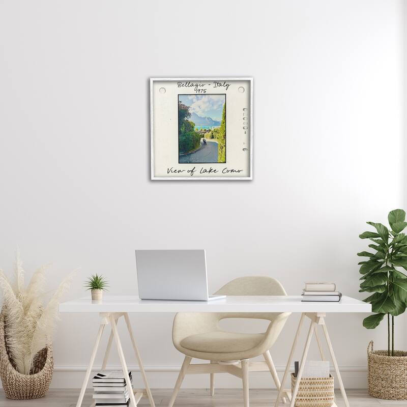 Stupell Italy Travel Vintage Photo Framed Giclee Art Design By Val Rhodes