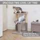 preview thumbnail 15 of 25, Lulu Large Cat Tree Tower, Multi-Level Kitten Tower
