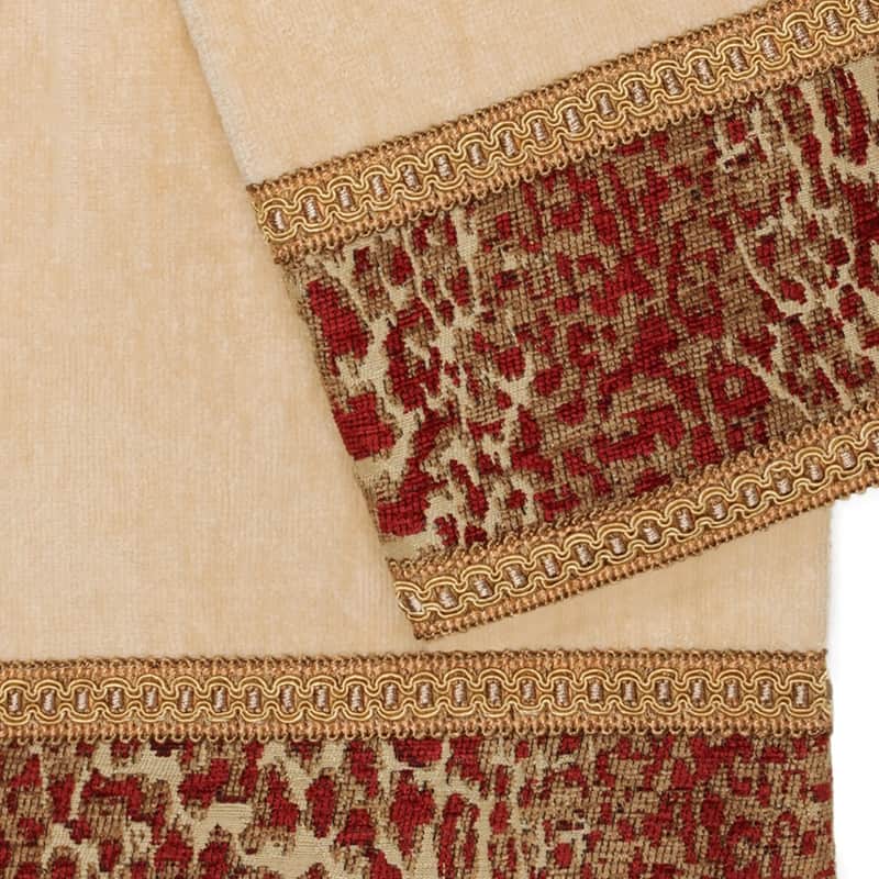 Austin Horn Classics Journey Light Gold Gimp 3-piece Decorative Towel Set - N/A