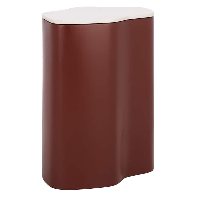 SAFAVIEH Home Kanon Accent Table, Fully Assembled - 22"W x 16"D x 25"H