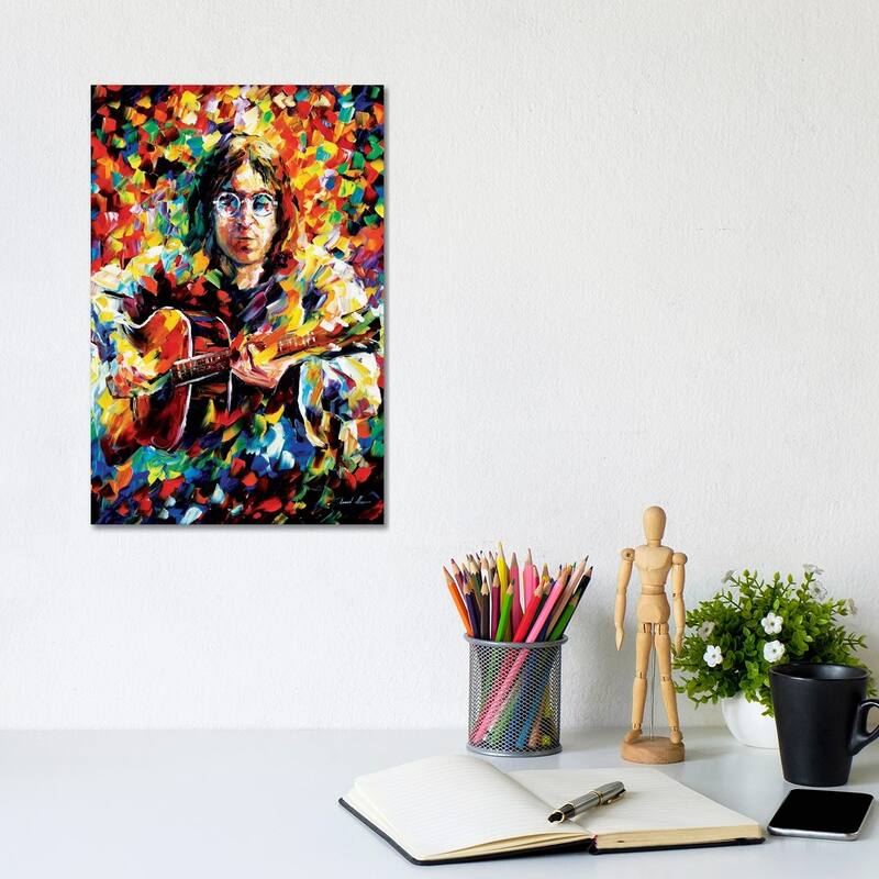 iCanvas "John Lennon" by Leonid Afremov Canvas Print - 12x8x0.75