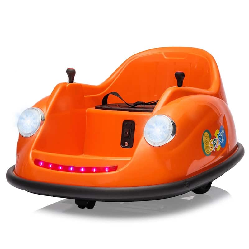12V Battery Car for Kids W/Parent Remote, - Orange