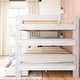 preview thumbnail 12 of 13, Max and Lily Farmhouse Queen over Queen Bunk Bed with Storage Drawers