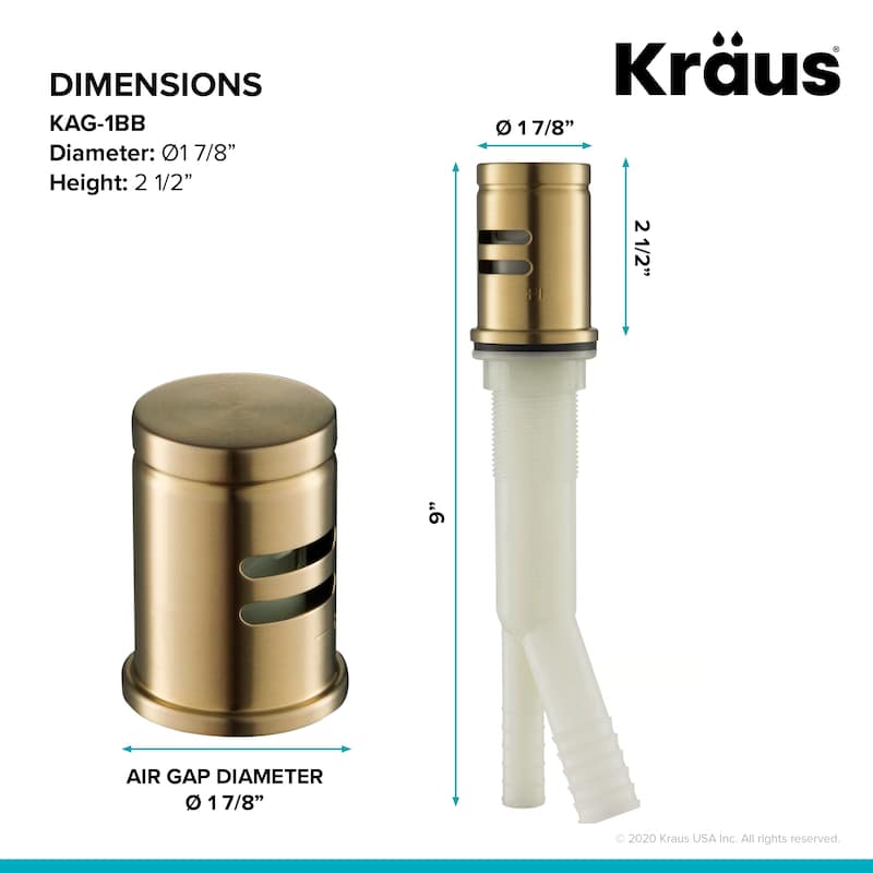 KRAUS Dishwasher Air Gap