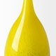 preview thumbnail 13 of 19, Jasse Large Yellow/Gray Ombre Glass Vase