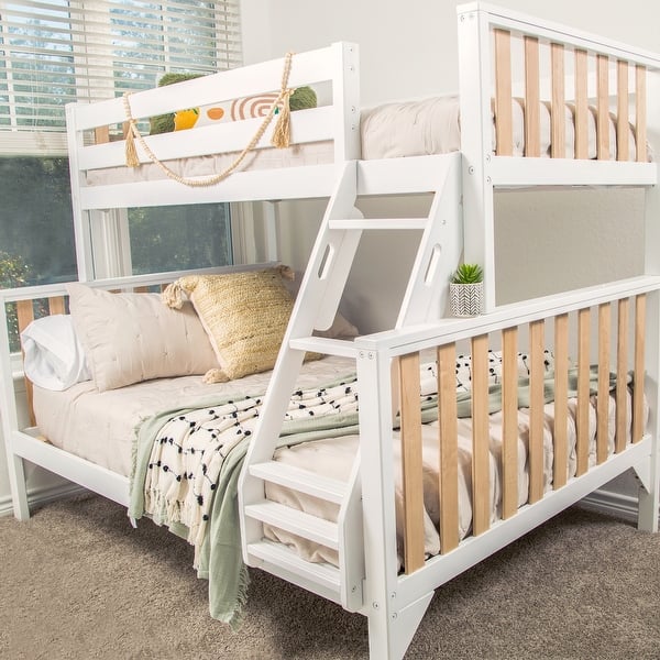 Max and Lily Scandinavian Twin over Full Bunk Bed Bed Bath & Beyond