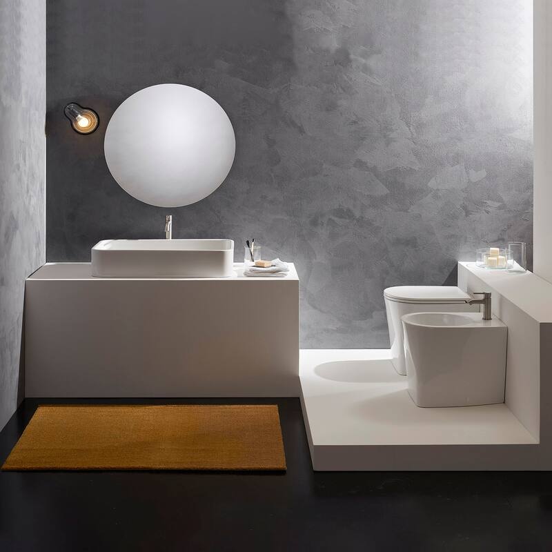WS Bath Collections Cosa 31-1/2" Rectangle Ceramic Vessel Bathroom