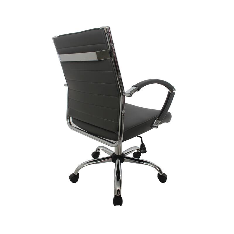 Corrigan Modern Tufted Deep Seat Faux Leather Office Chair by Furniture of America