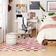 preview thumbnail 12 of 24, TOWN & COUNTRY PLAY Niko Checkmate Kids Plush Washable Area Rug