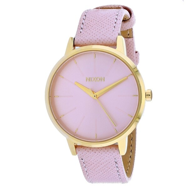 Nixon Women's Kensington Leather Pink Watch - A108-2813 - One Size. Opens flyout.