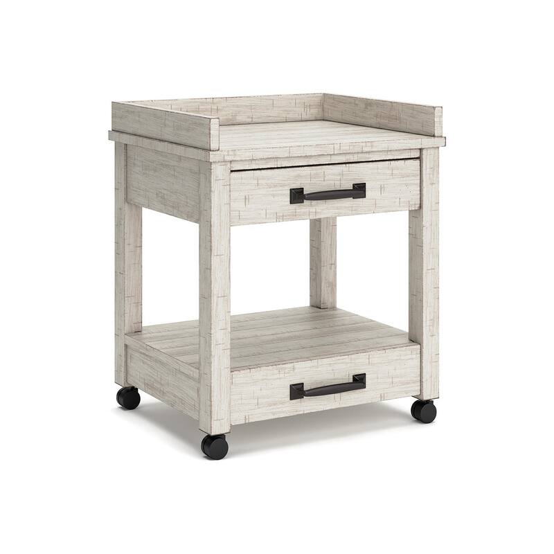 Carynhurst Casual Printer Stand Whitewash