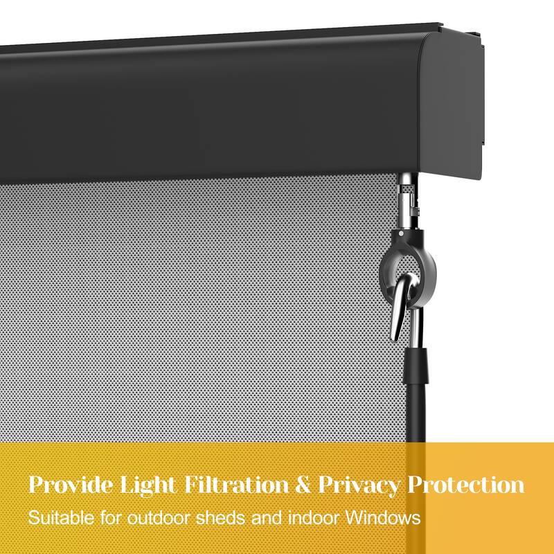 10' x 8' Outdoor Roller Shades