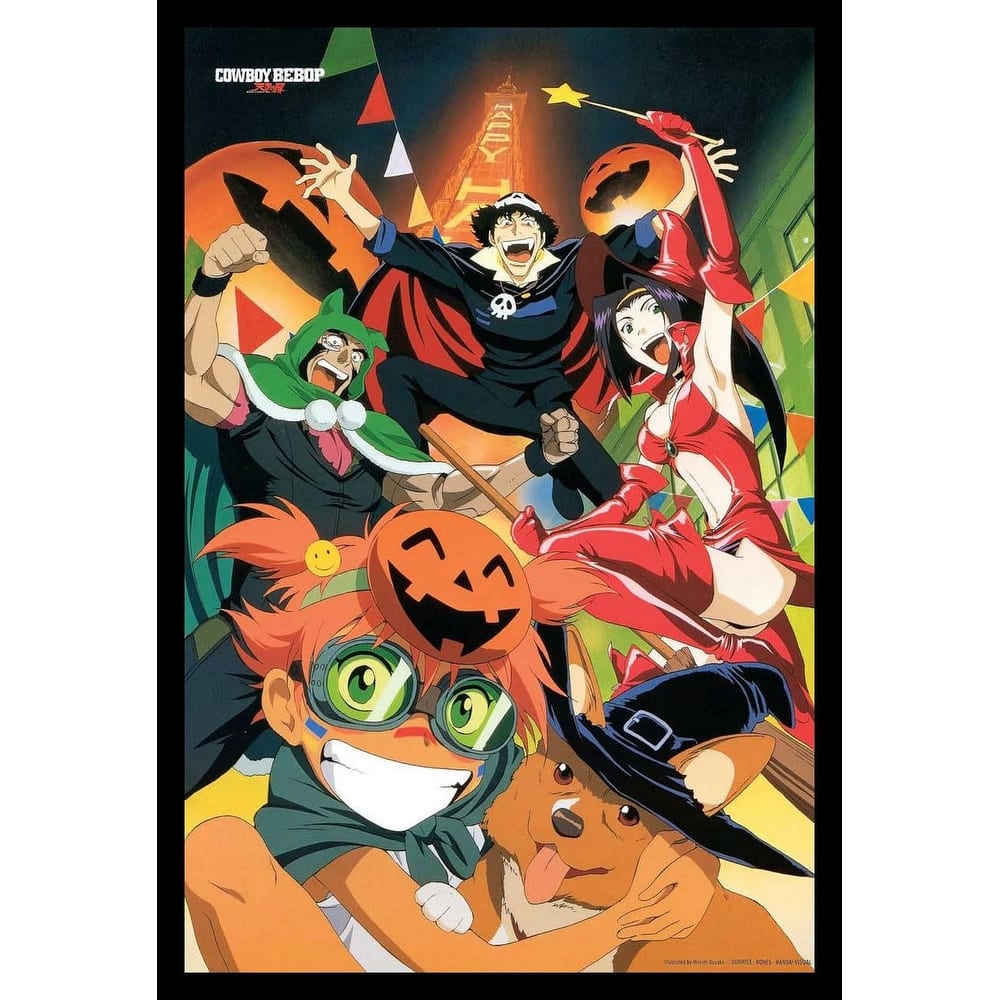 Cowboy Bebop Collage Framed Poster - 24 x 36 Inch