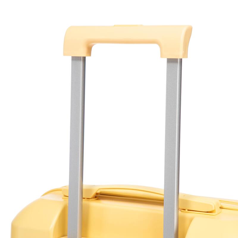 20 Inch ABS Hard Shell Travel Checked Luggage, Scratch Resistant Surface Four Multi-Directional Wheels, With Combination Lock