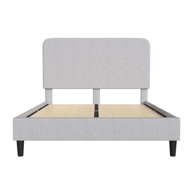 Platform Bed with Headboard - No Foundation Needed