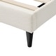 preview thumbnail 7 of 58, Furniture of America Gail Modern White Boucle Adjustable Queen-Size Platform Bed