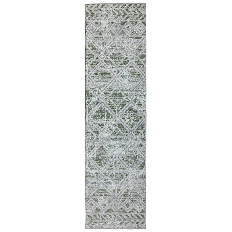 Admire Home Living Lucio 1243 Transitional Geometric Area Rug