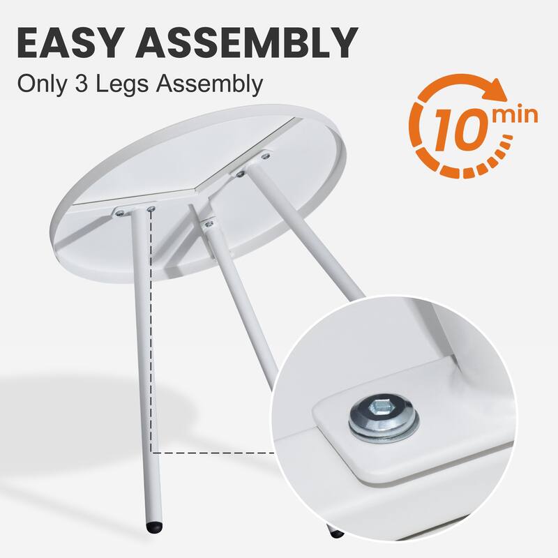 Crestlive Products Outdoor L-Shaped Patio Bar Table Pub Table Dining Table