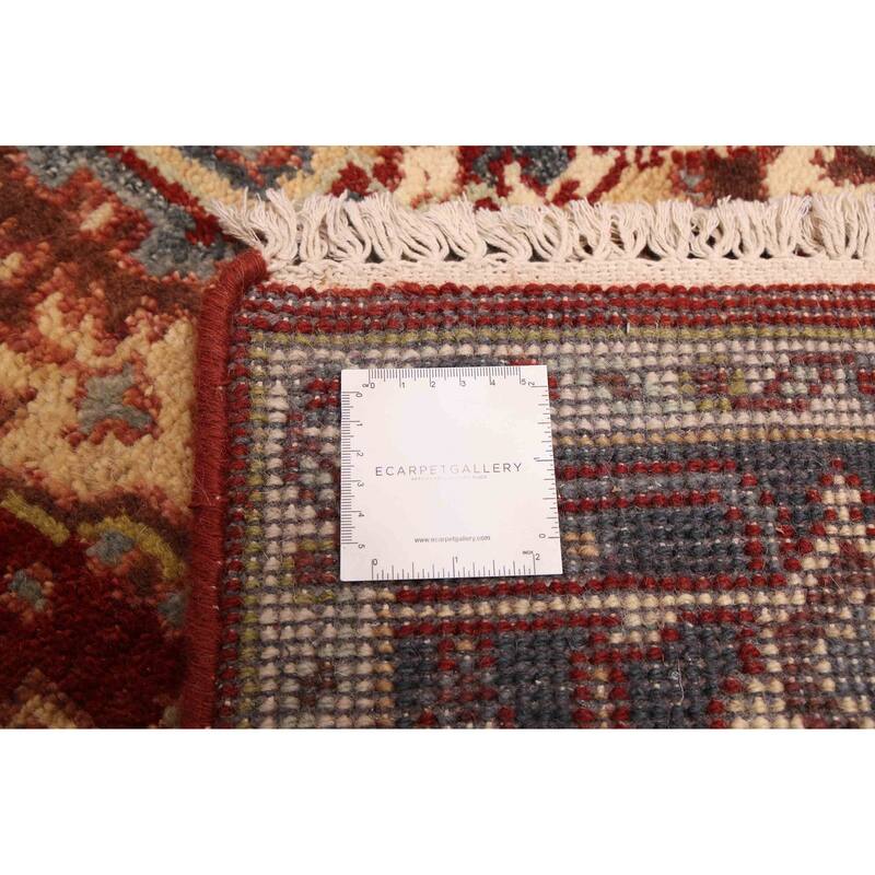 ECARPETGALLERY Hand-knotted Serapi Heritage Dark Red Wool Rug - 3'11 x 6'0