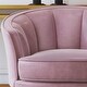 preview thumbnail 24 of 39, Modern Velvet Accent Barrel Chair Upholstered Armchair Vanity Chair