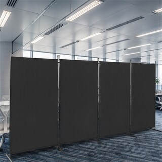 6FT Polyester Fabric Plastic Foldable Screen - Bed Bath & Beyond - 37920709