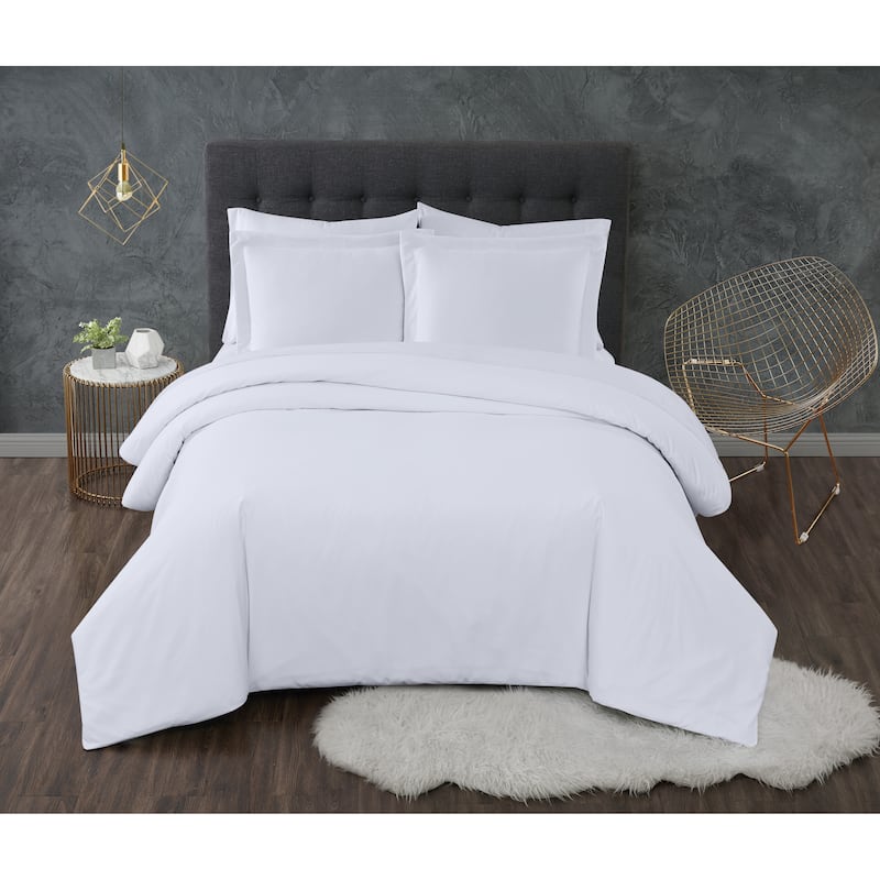 Truly Calm Antimicrobial 3 Piece Duvet Cover Set