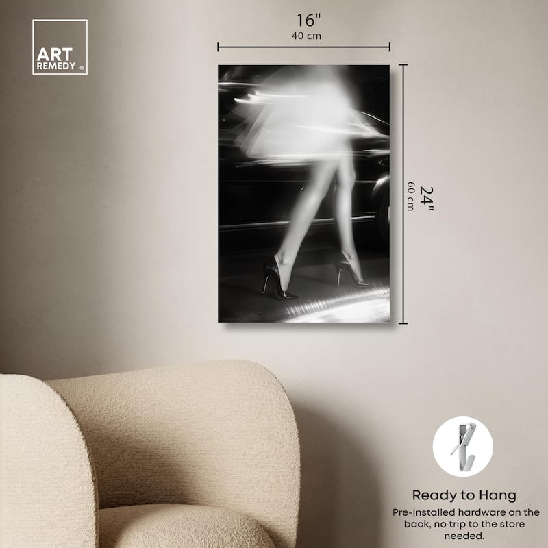 City Light's Dancer Canvas by Art Remedy, Gallery Wrapped