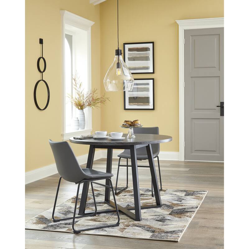 Signature Design by Ashley Centiar 3-Piece Dining Package - Gray