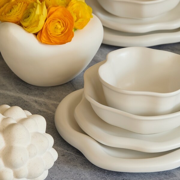 Lemieux et Cie Amorphous Stoneware Cereal Bowl - Thumbnail 4