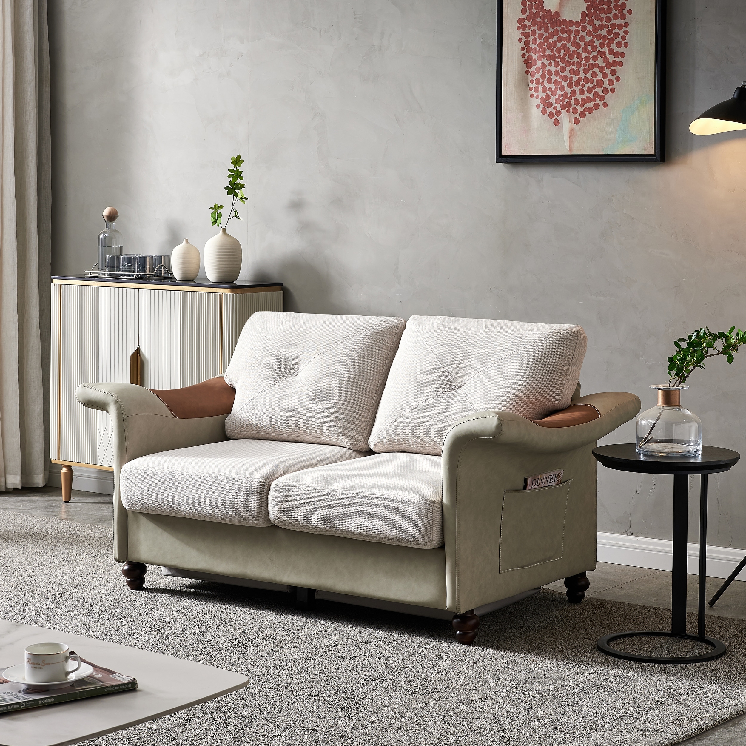 Cosy two seater discount sofa