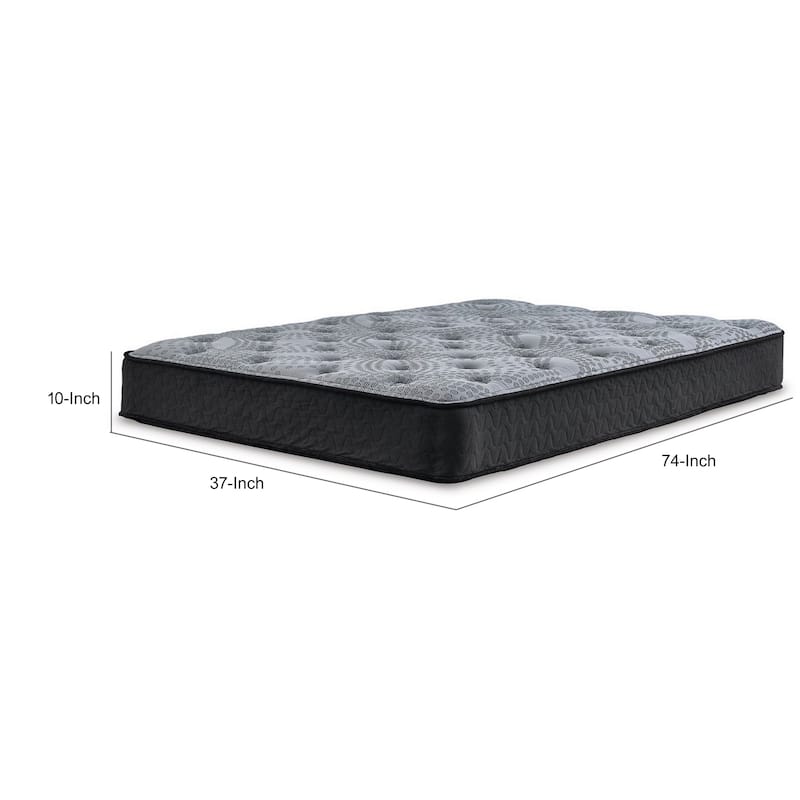 Nami 10 Inch Twin Mattress, High Density Memory Foam, Stretch Polyester