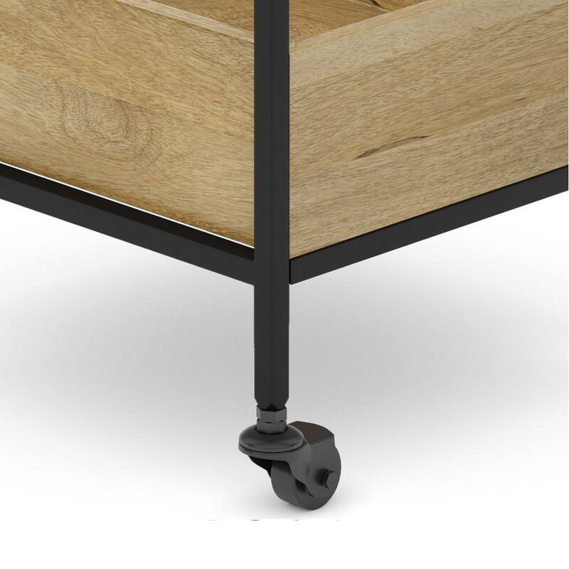 Hobbs - 16" Bar cart - Natural