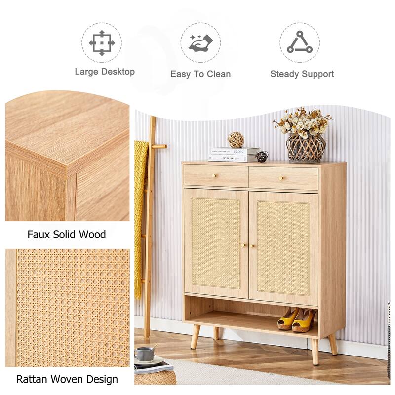 Versatile Minimalist Shoe Cabinet for Various Home Styles with Ample Storage