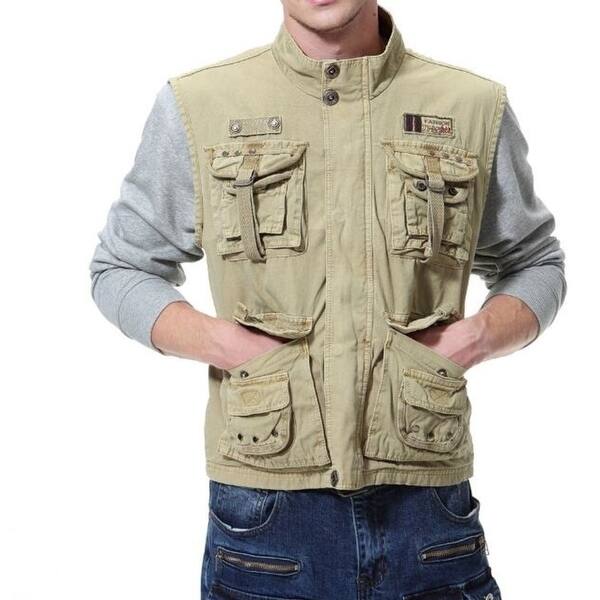 Shop Outdoor Work Safari Fishing Travel Vest With Pockets Overstock 31171017