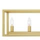 preview thumbnail 11 of 36, Modern Farmhouse 8-light 48In Rectangle Linear Chandelier for Dining Room with UL Certified