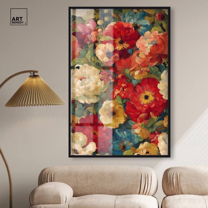 Garden Tapestries II Shadowbox by Art Remedy