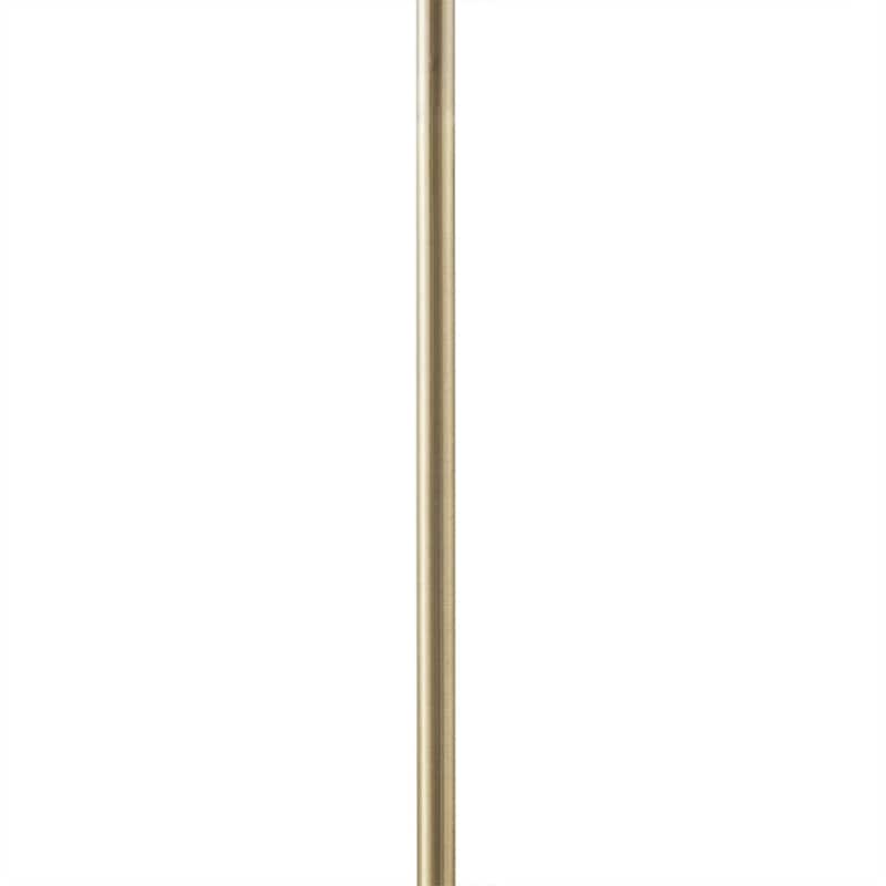 6-Light Modern Frosted Glass Globe Linear Chandelier for Dining Room